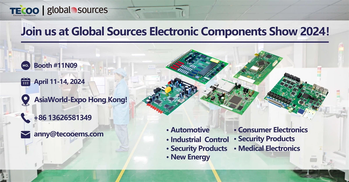 tecoo 2024 Global Sources Electronic Components Show tecoo 2024 Global Sources Electronic Components Show